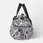 Afrikanische Girl Portrait Tribal Tattoo Duffle Bag (Rechts)