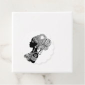 Afrikanische Girl Portrait Tribal Tattoo Geschenkanhänger (Beispiel)