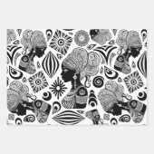 Afrikanische Girl Portrait Tribal Tattoo Geschenkpapier Set (Vorderseite 3)