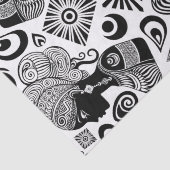 Afrikanische Girl Portrait Tribal Tattoo Seidenpapier (Detail)