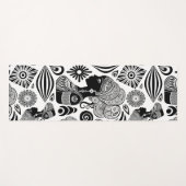 Afrikanische Girl Portrait Tribal Tattoo Yogamatte (Vorderseite (Horizontal))