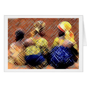 Afrikanische Girls-Baby-Einstellung