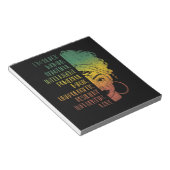 Afrikanische Girls Geschenk Melanin Pride Black Hi Notizblock (angewinkelt)