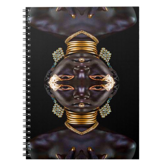 Afrikanische Göttin Notizblock (Vorderseite)