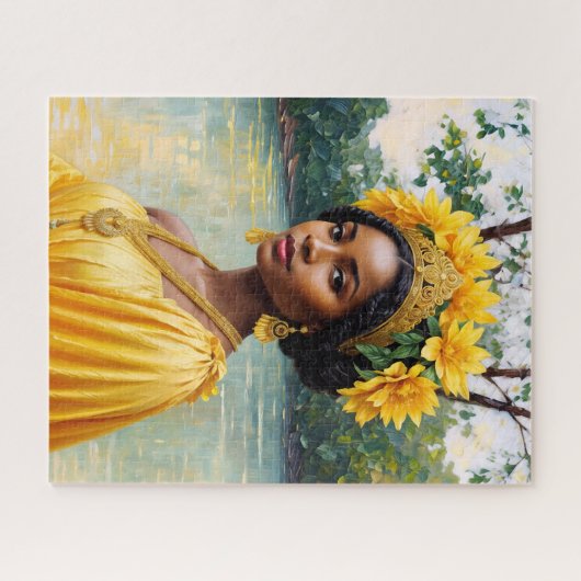 Afrikanische Göttin Oshun Orisha Art Puzzle (Horizontal)