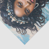 Afrikanische Göttin Yemaya Art Seidenpapier (Ausschnitt)