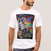 Afrikanische Graffiti-Kunst T-Shirt (Vorderseite)