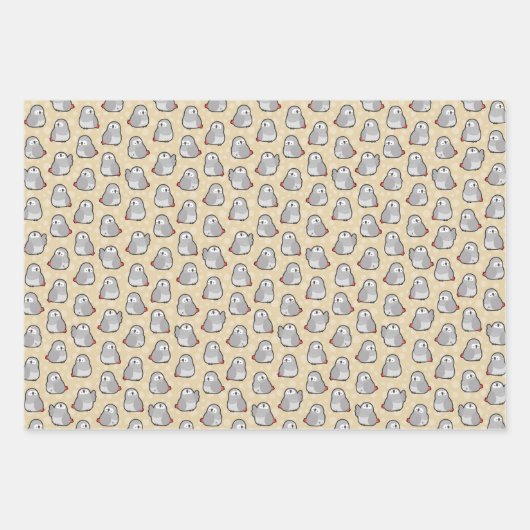 Afrikanische Graue Geschenkpapier Set (Vorderseite 2)