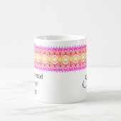 Afrikanische Grenze Gold Rosa personalisierte Umar Kaffeetasse (Mittel)