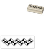 Afrikanische Grenzkunst-Briefmarke Gummistempel (Stempel)