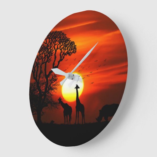 Afrikanische Große Wanduhr (Winkel)