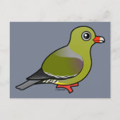 Afrikanische Grüne Taube Postkarte (Vorderseite)