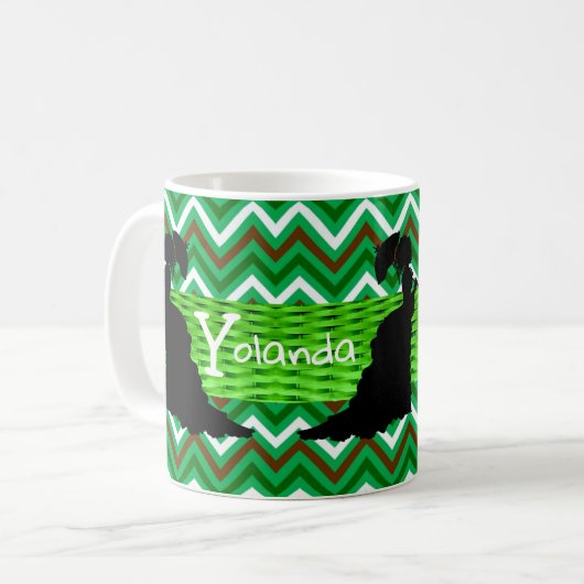 Afrikanische Grünen Tasse (Vorderseite Links)