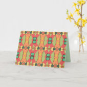 afrikanische Grußkarte Karte (Gelbe Blume)