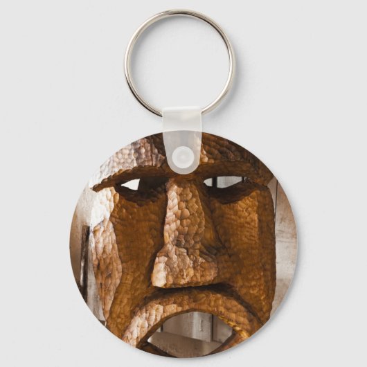 Afrikanische Handmaske Schlüsselanhänger (Vorderseite)