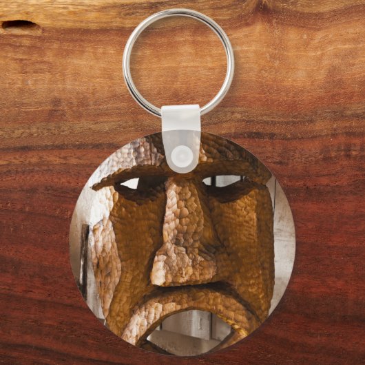 Afrikanische Handmaske Schlüsselanhänger (Vorderseite)