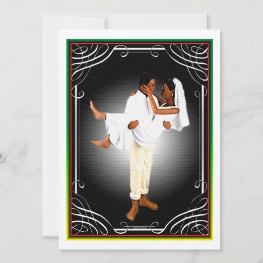 Afrikanische Hochzeit (Vorderseite)