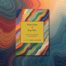 Afrikanische Hochzeit in Urlaubsort aus abstraktem