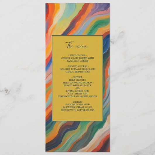 Afrikanische Hochzeit in Urlaubsort aus abstraktem Programm (Vorderseite)