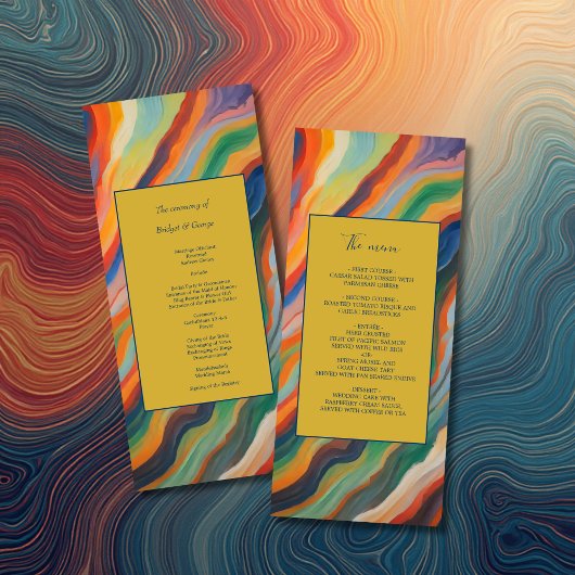 Afrikanische Hochzeit in Urlaubsort aus abstraktem Programm