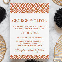 Afrikanische Hochzeit mit Print-Design