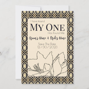 Afrikanische Hochzeit Save The Date