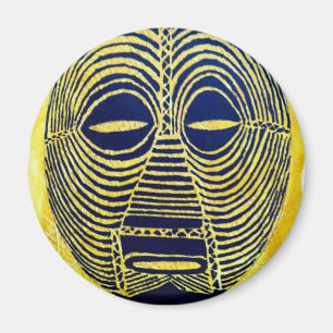 Afrikanische Ikone: Luba maskieren (der Kongo) Magnet