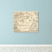 Afrikanische Inseln Leinwanddruck (Insitu (Holzboden))