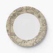 Afrikanische Inseln Pappteller (Vorderseite)