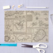 Afrikanische Inseln Seidenpapier (Handwerk)