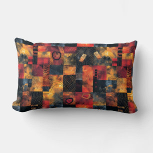 Afrikanische Inspiration patchwork Lendenkissen