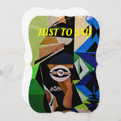 Afrikanische Inspirierte Karte, traditionelle afri Einladung (Vorne/Hinten)