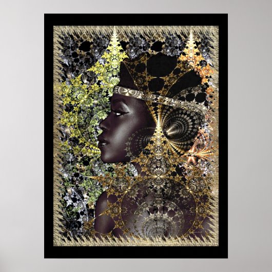 Afrikanische Jungle-Blume Poster (Vorne)