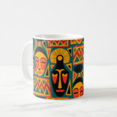 Afrikanische Kaffee-klassische Tasse (Vorderseite Links)