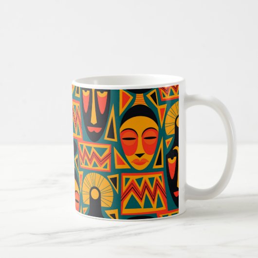 Afrikanische Kaffee-klassische Tasse (Rechts)