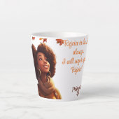 Afrikanische Kaffee-Tasse Milchtasse (Vorderseite)