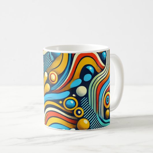 Afrikanische Kaffeetasse (VorderseiteRechts)