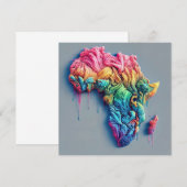 Afrikanische Karte (Vorne/Hinten)