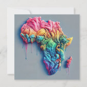 Afrikanische Karte (Vorderseite)