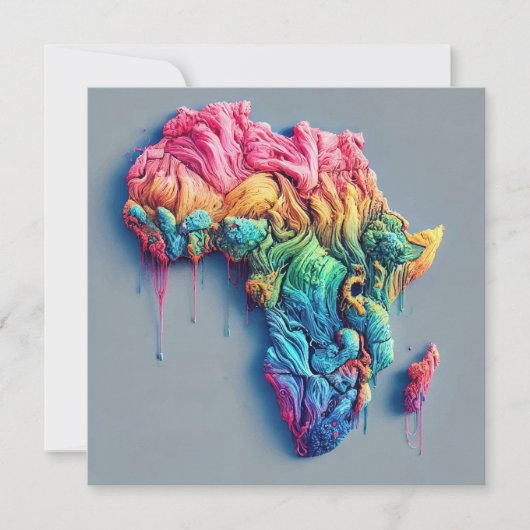 Afrikanische Karte (Vorderseite)