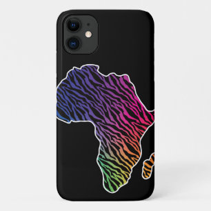 Afrikanische Karte Afrikanischer Pride Zebra Muste Case-Mate iPhone Hülle