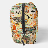 Afrikanische Karte dekorative Stammeselemente Must Waschbeutel (Rechts)