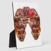 Afrikanische Karte: Feiern Sie die Jahreszeit mit  Fotoplatte (Seite)