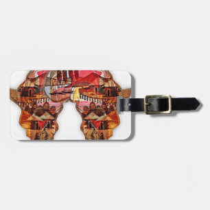 Afrikanische Karte: Feiern Sie die Jahreszeit mit  Gepäckanhänger