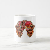 Afrikanische Karte: Feiern Sie die Jahreszeit mit  Kaffeetasse (Mittel)