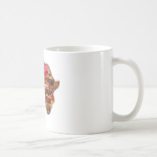 Afrikanische Karte: Feiern Sie die Jahreszeit mit  Kaffeetasse