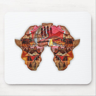 Afrikanische Karte: Feiern Sie die Saison mit Kult Mousepad