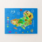 Afrikanische Karte für Kinder Puzzle (Horizontal)