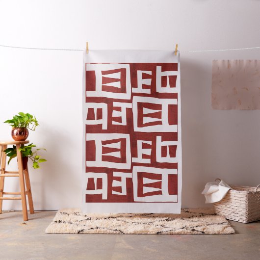 Afrikanische Karte Großformatdesign Stoff (Beispiel)