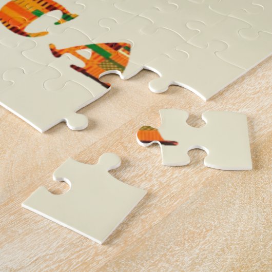 Afrikanische Karte Jigsaw Puzzle (Seite)
